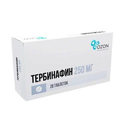 Тербинафин таб 250 мг №28