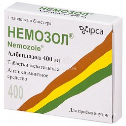 Немозол таб жев 400 мг №1