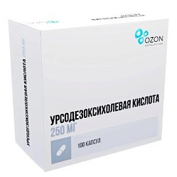 Урсодезоксихолевая кислота капс 250 мг №100