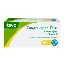 Силденафил Тева таб п/пл/о 100 мг №12