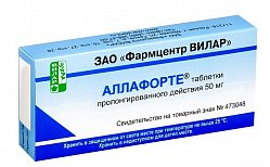 Аллафорте таб пролонг дейст 50 мг №10