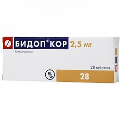 Бидоп Кор таб 2.5 мг №28