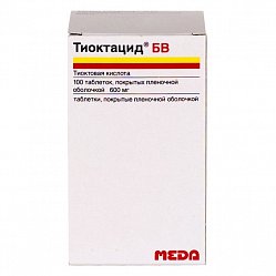 Тиоктацид БВ таб п/пл/о 600 мг №100