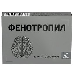 Фенотропил таб 100 мг №30 (блист)