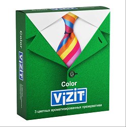 Презерватив Vizit №3 color